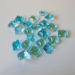 DF 15mm Aquamarine Glass Jewels 15mm Aquamarine DF