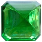 DF 15mm PERIDOT Glass Jewel 15mm PERIDOT DF
