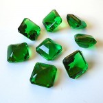 DF 15mm PERIDOT DF Glass Jewels 15mm PERIDOT DF