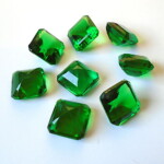 DF 15mm PERIDOT DF Glass Jewels 15mm PERIDOT DF
