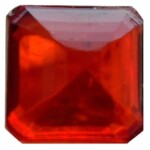 DF 15mm RED Glass Jewel 15mm RED DF