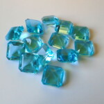 DF 22mm Aquamarine Glass Jewels 22mm Aquamarine DF