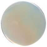 35mm WHITE OPAL smooth Glass Jewel 35mm WHITE OPAL smooth