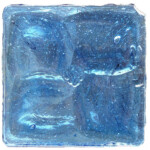 50mm BLUE OPAL square Glass Jewel 50mm BLUE OPAL square