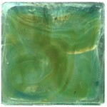 50mm GREEN OPAL square Glass Jewel 50mm GREEN OPAL square