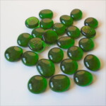 Dark Green Nuggets Glass Nuggets Dark Green